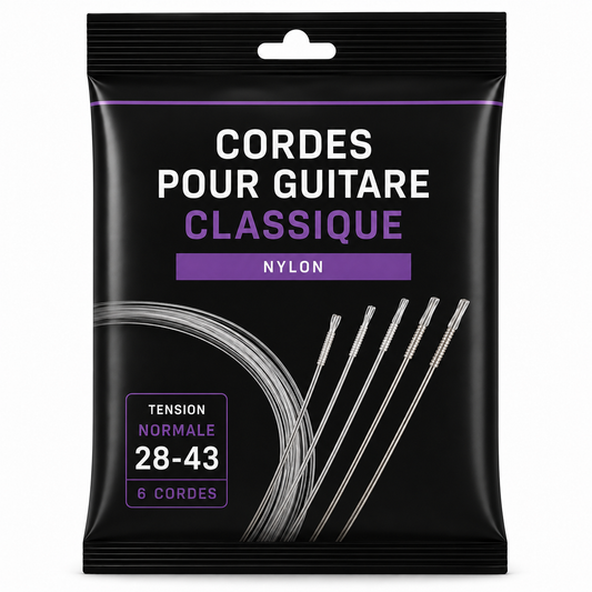 Jeu de 6 cordes nylon AMROVA pour guitare classique