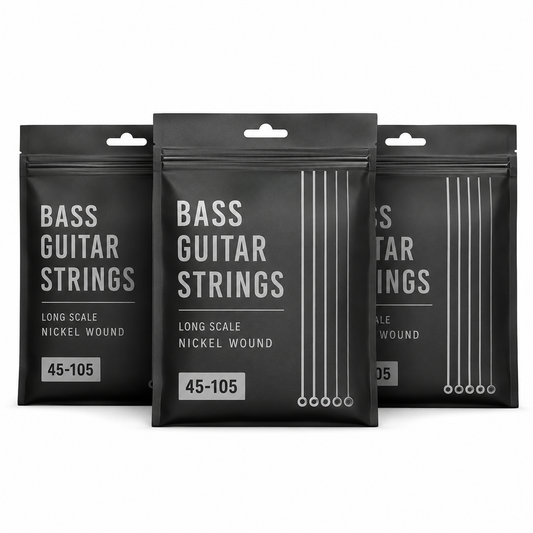 Lot de 3 jeux de cordes AMROVA pour basse électrique