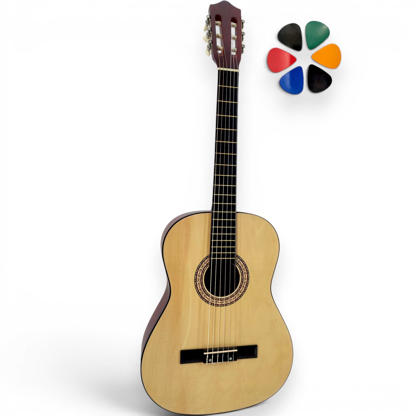 Guitare classique 1/2 enfant AMROVA (5-7 ans), guitare seule — coloris naturel