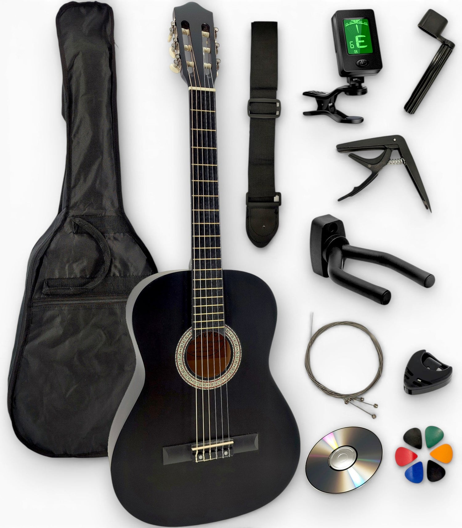 Guitare classique enfant AMROVA noire
